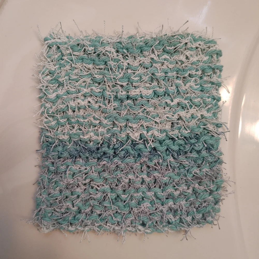 Scrubby Stripes Exfoliating Washcloths, Cool Mint, 3-Piece Set